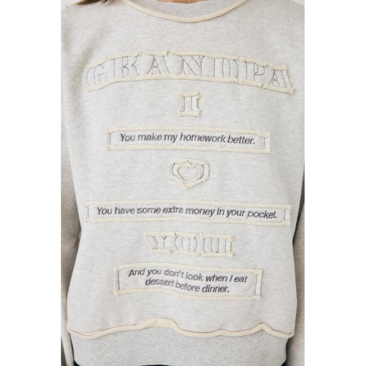 GRUNGE MESSAGE プルオーバー | MOUSSY OUTLET | 詳細画像16 
