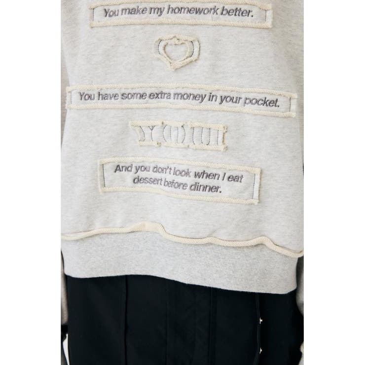 GRUNGE MESSAGE プルオーバー | MOUSSY OUTLET | 詳細画像17 