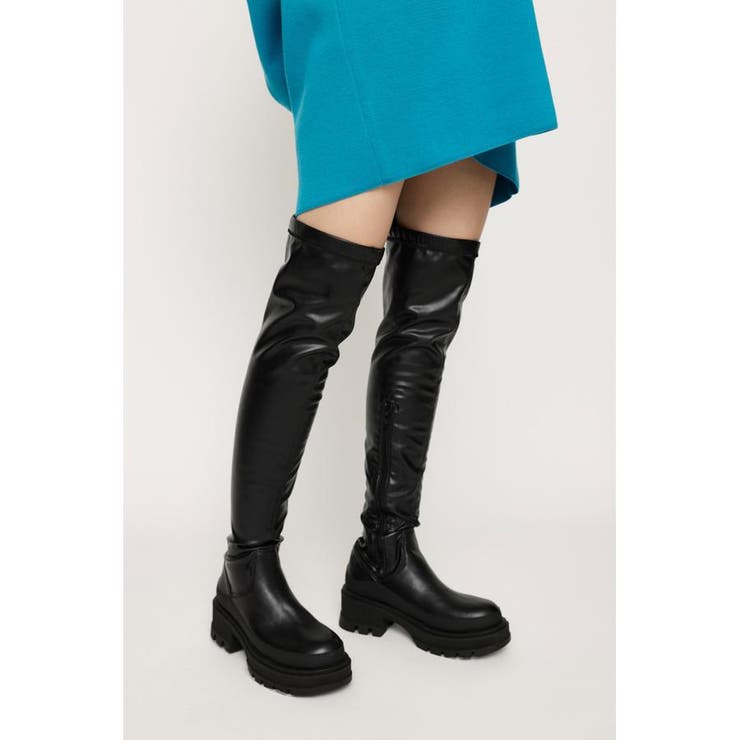 SLY ブーツ TANK SOLE KNEE HIGH BOOTS TANK SOLE KNEE HIGH ブーツ[品番：BJLW0024120]｜SLY OUTLET