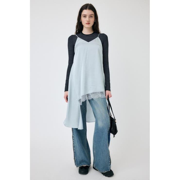 L/BLU1 | WASHER スリップドレス | MOUSSY OUTLET