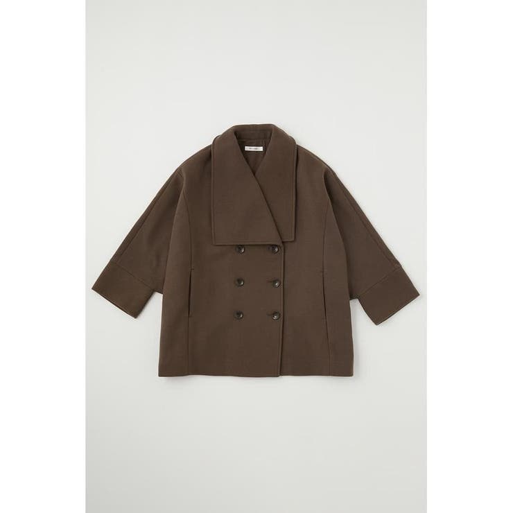 BIG COLLAR PONCHO コート[品番：BJLW0019593]｜MOUSSY OUTLET ...