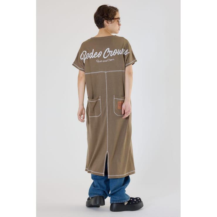 配色ステッチニットコンビワンピース | RODEO CROWNS WIDE BOWL | 詳細画像32 