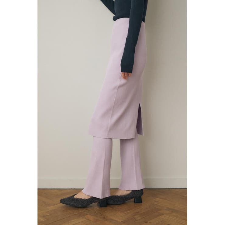 ニットミディスカート×ニットレギンス リサイクルポリエステル使用 | MOUSSY OUTLET | 詳細画像5 