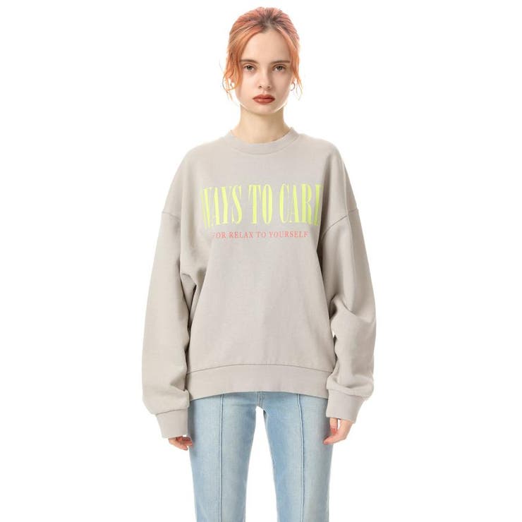 GRY | WASHED LOGO スウェット | SLY OUTLET