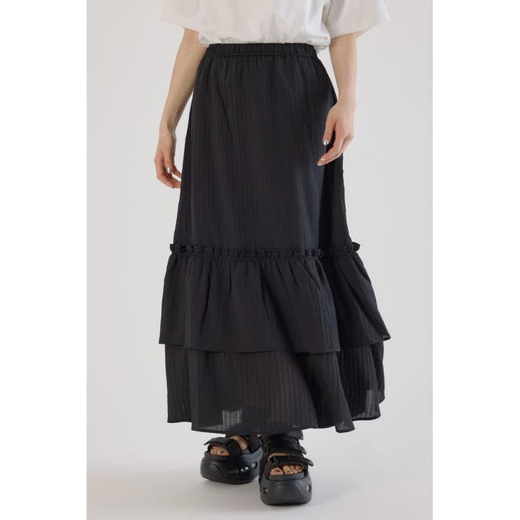 BLK | フリルスカート | RODEO CROWNS WIDE BOWL