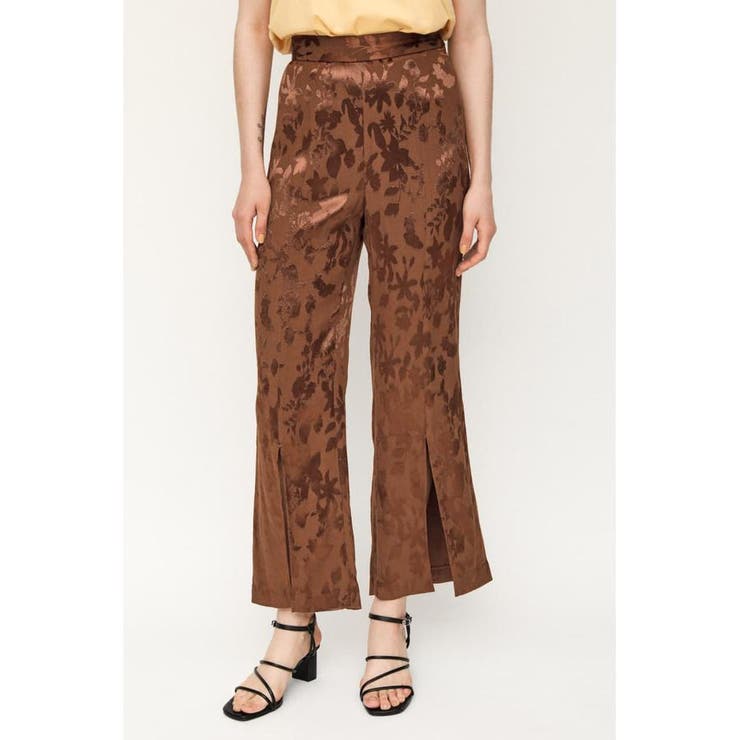 FRONT SLIT SHINY FLOWER パンツ | SLY OUTLET | 詳細画像11