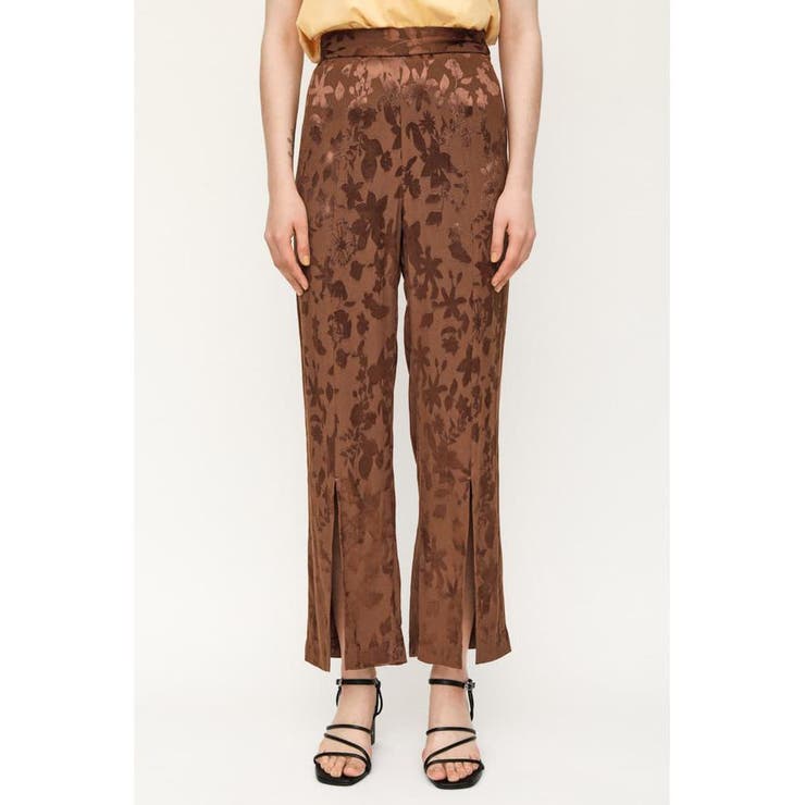 FRONT SLIT SHINY FLOWER パンツ | SLY OUTLET | 詳細画像12