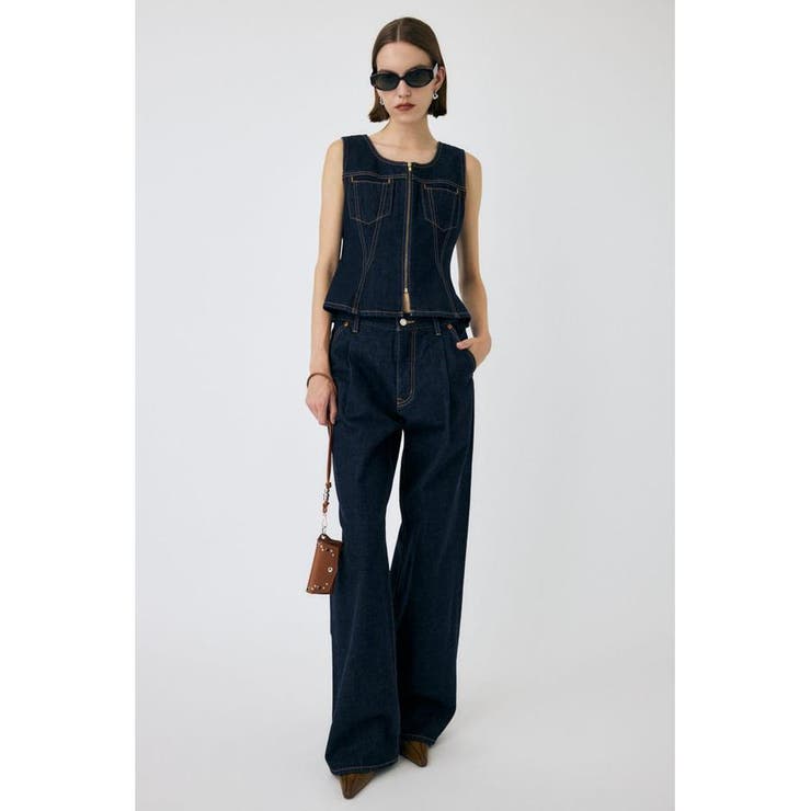 WAIST FIT デニムベスト | MOUSSY OUTLET | 詳細画像9 