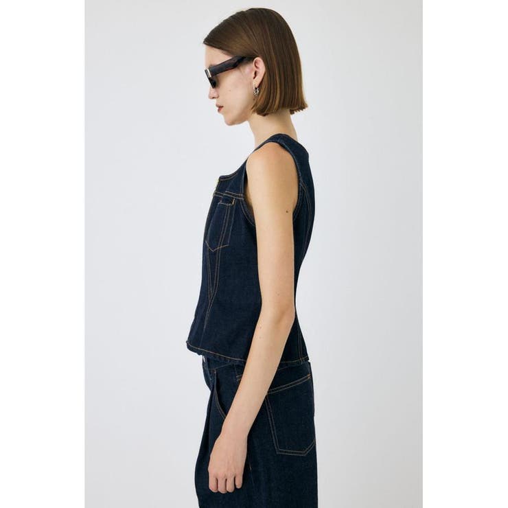 WAIST FIT デニムベスト | MOUSSY OUTLET | 詳細画像14 