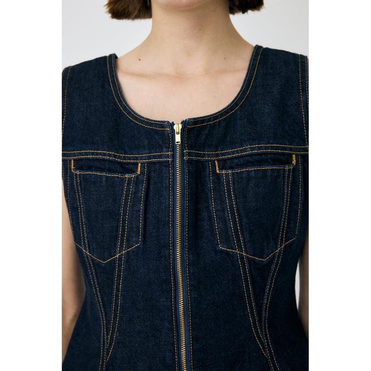 WAIST FIT デニムベスト | MOUSSY OUTLET | 詳細画像16 