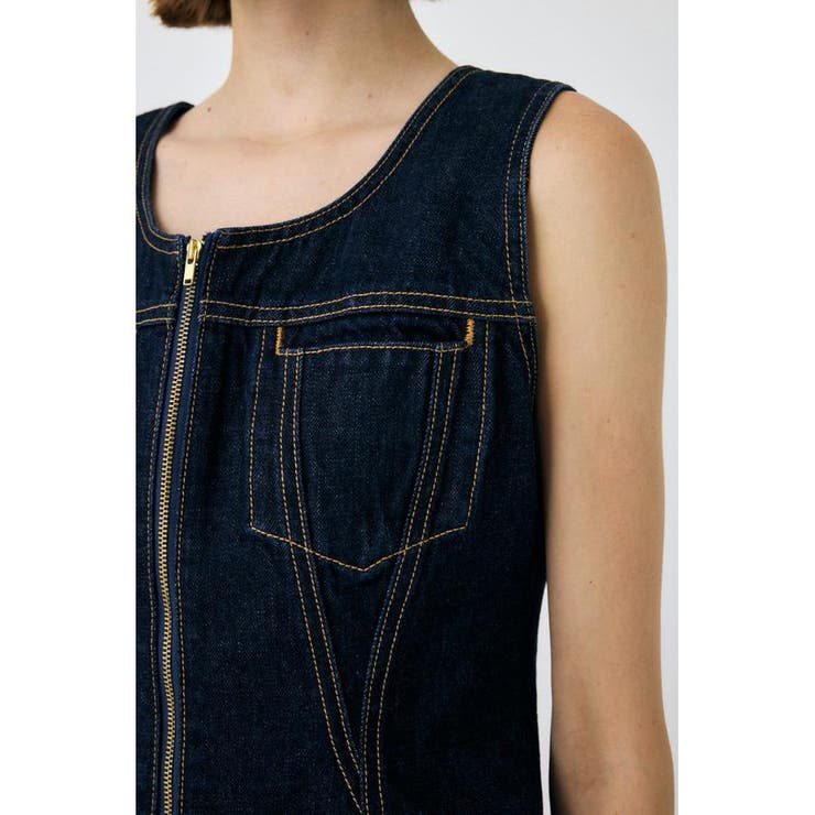 WAIST FIT デニムベスト | MOUSSY OUTLET | 詳細画像17 