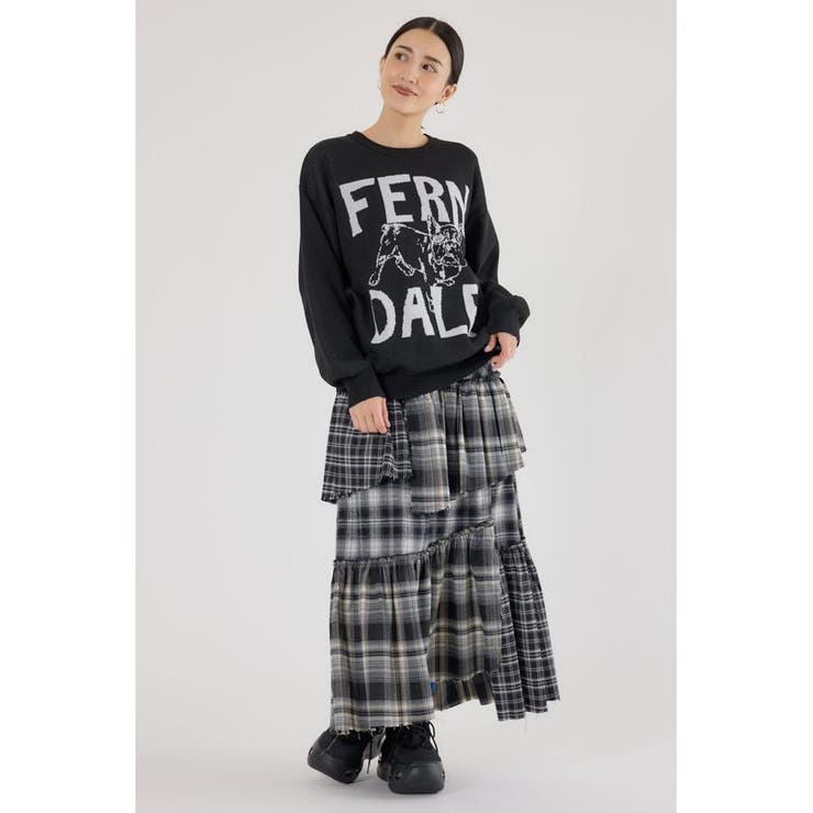 アニマルジャガードニットトップス | RODEO CROWNS WIDE BOWL | 詳細画像18 