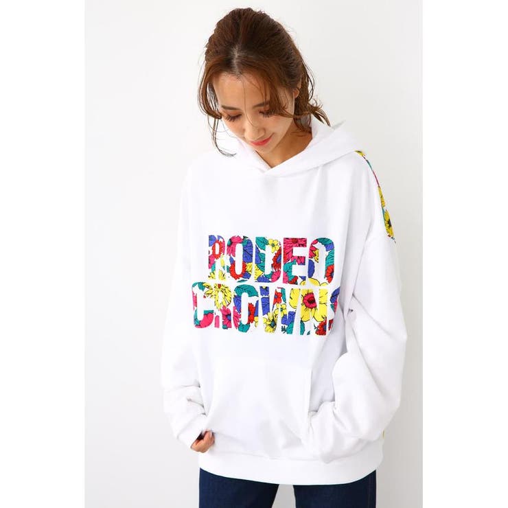 FLOWERパターンパーカー[品番：BJLW0000754]｜RODEO CROWNS WIDE