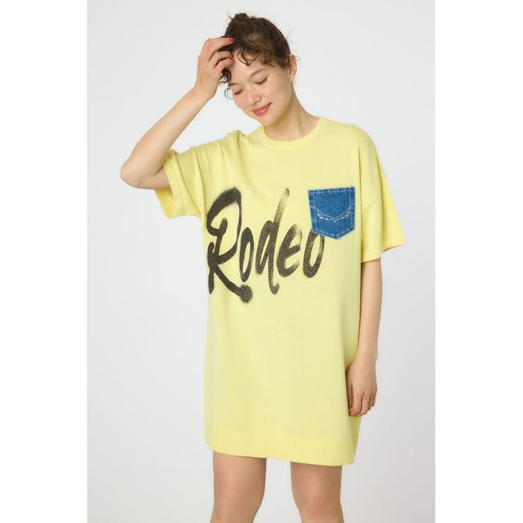 スプレーロゴニットワンピース | RODEO CROWNS WIDE BOWL | 詳細画像16 