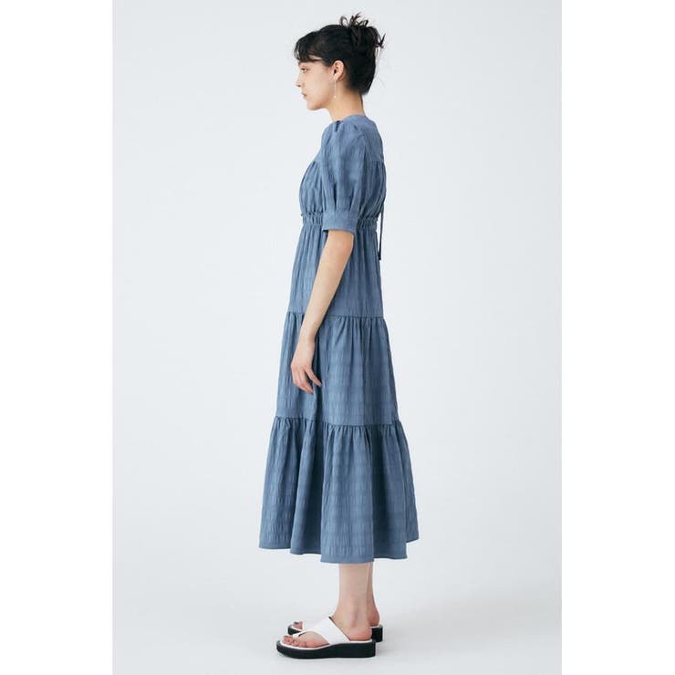 TUCKED SLEEVE TIERED ドレス | MOUSSY OUTLET | 詳細画像22 