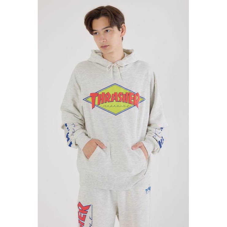 (THRASHER) レイヤードスウェットパーカー | RODEO CROWNS WIDE BOWL | 詳細画像26 