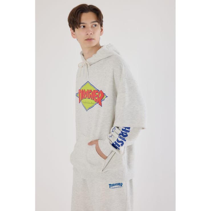 (THRASHER) レイヤードスウェットパーカー | RODEO CROWNS WIDE BOWL | 詳細画像28 