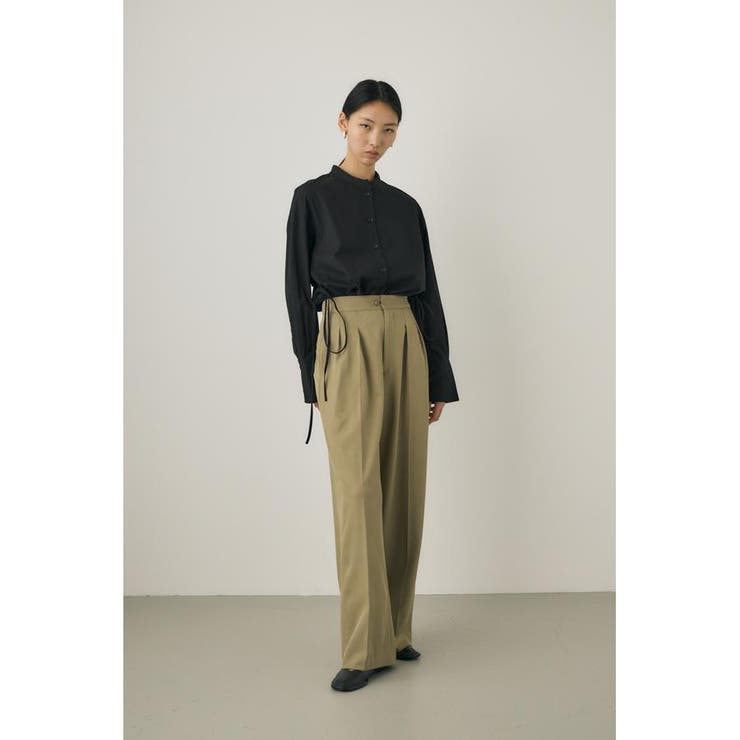 BLK | ２WAYスタンド衿シャツ オーガニックコットン使用 | MOUSSY OUTLET