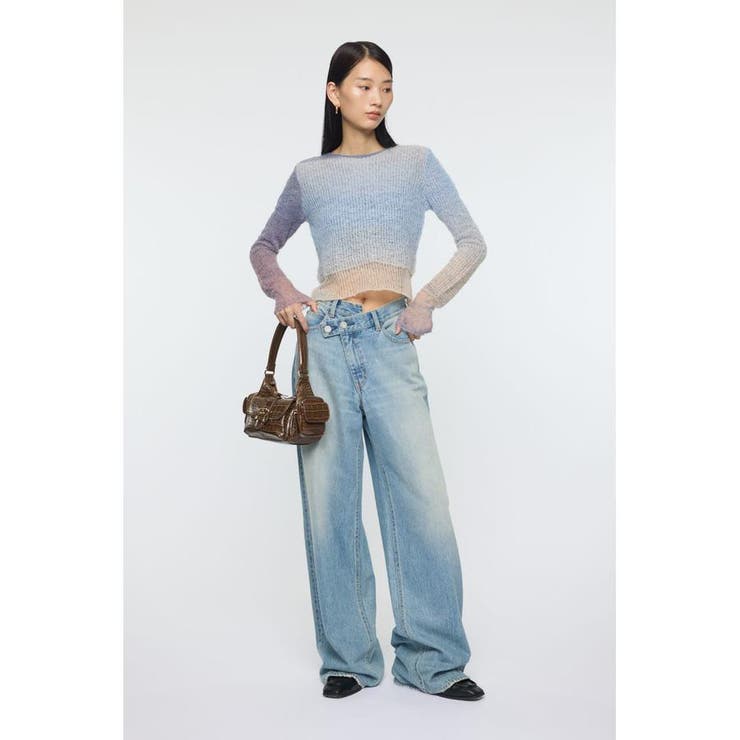 GRADATION CROPPED KNIT トップス | MOUSSY OUTLET | 詳細画像9 