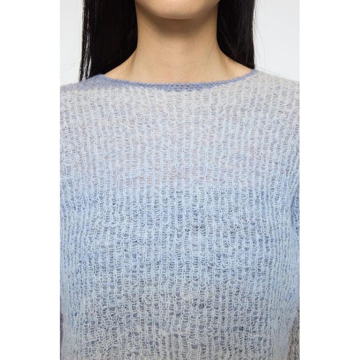 GRADATION CROPPED KNIT トップス | MOUSSY OUTLET | 詳細画像15 