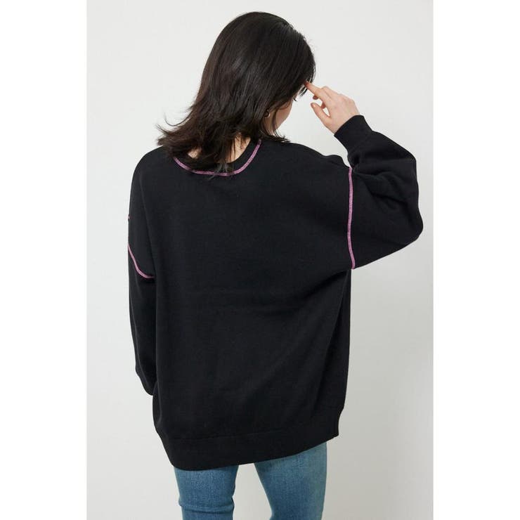 スウェットライク2wayネックニットトップス | RODEO CROWNS WIDE BOWL | 詳細画像3 