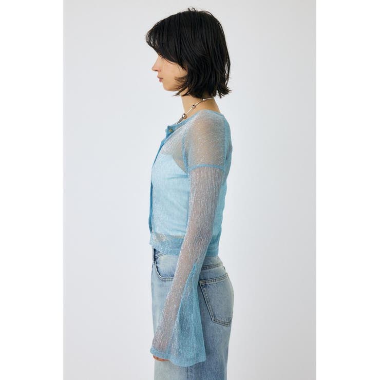 GLITTER PLEATS カーディガン | MOUSSY OUTLET | 詳細画像6 