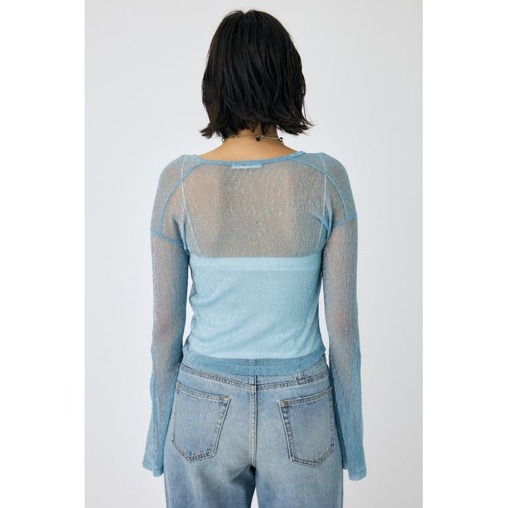 GLITTER PLEATS カーディガン | MOUSSY OUTLET | 詳細画像7 