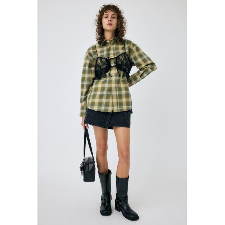WRAP デニムミニスカート | MOUSSY OUTLET | 詳細画像2 