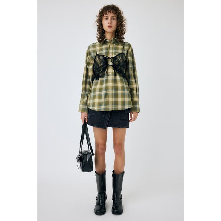 WRAP デニムミニスカート | MOUSSY OUTLET | 詳細画像3 