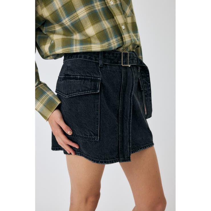 WRAP デニムミニスカート | MOUSSY OUTLET | 詳細画像5 