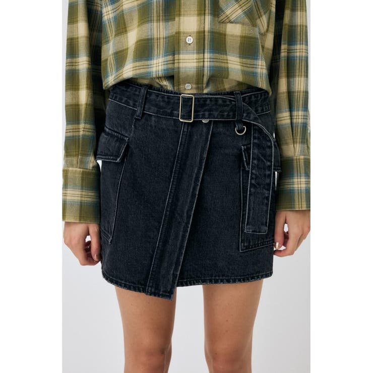 WRAP デニムミニスカート | MOUSSY OUTLET | 詳細画像6 