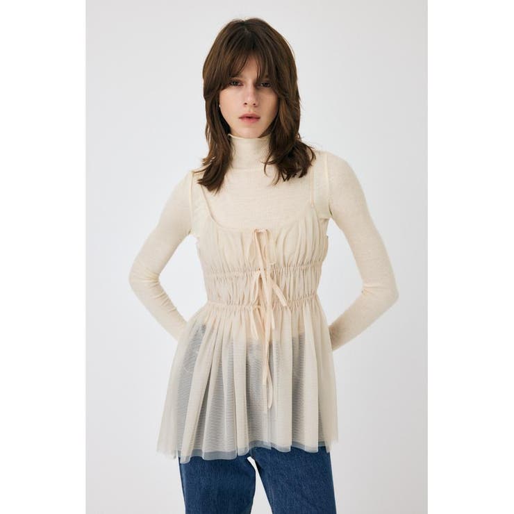 TULLE RIBBON キャミ | MOUSSY OUTLET | 詳細画像7 