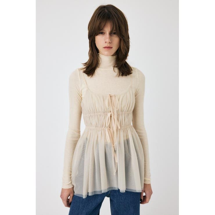 TULLE RIBBON キャミ | MOUSSY OUTLET | 詳細画像8 