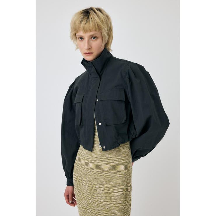 L/BLK1 | CROPPED CARGO ジャケット | MOUSSY OUTLET
