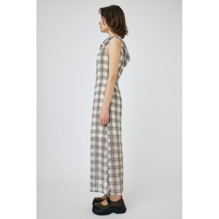 HOODIE SLEEVELESS CHECK ドレス | MOUSSY OUTLET | 詳細画像4 
