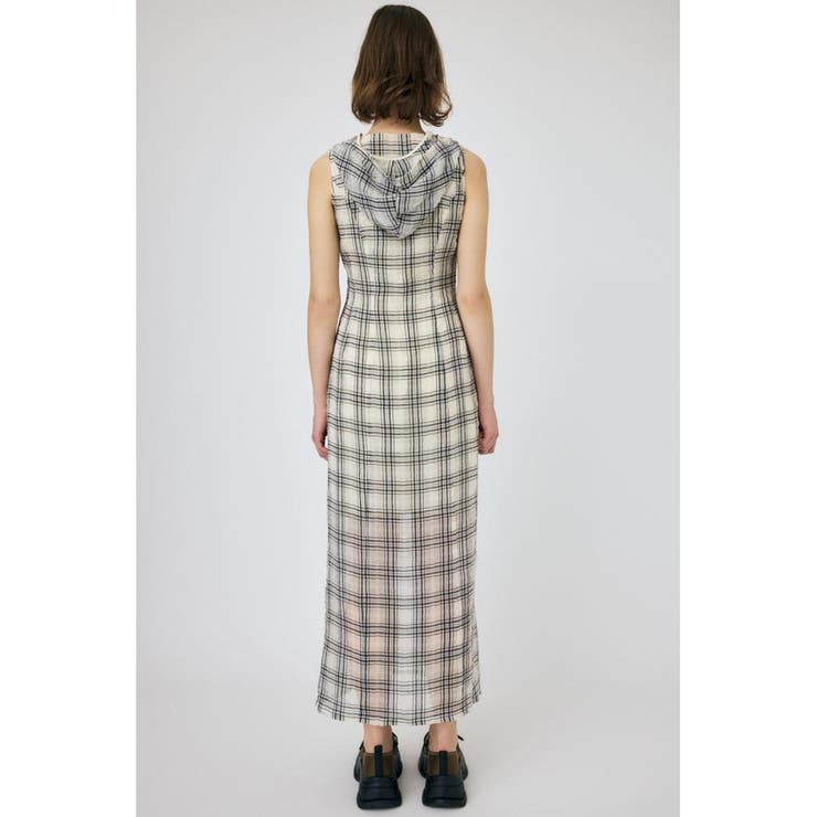 HOODIE SLEEVELESS CHECK ドレス | MOUSSY OUTLET | 詳細画像5 