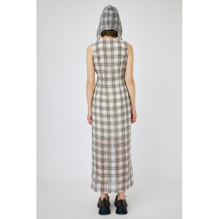 HOODIE SLEEVELESS CHECK ドレス | MOUSSY OUTLET | 詳細画像6 