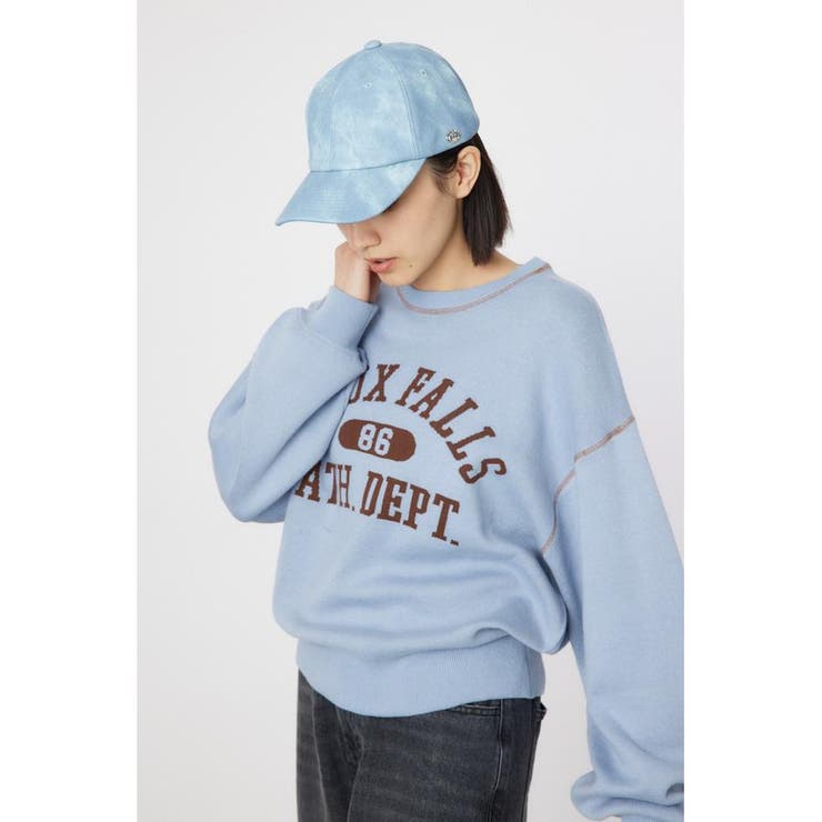 配色ステッチカレッジニットトップス | RODEO CROWNS WIDE BOWL | 詳細画像22 