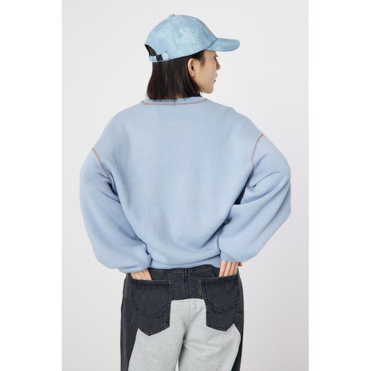 配色ステッチカレッジニットトップス | RODEO CROWNS WIDE BOWL | 詳細画像24 