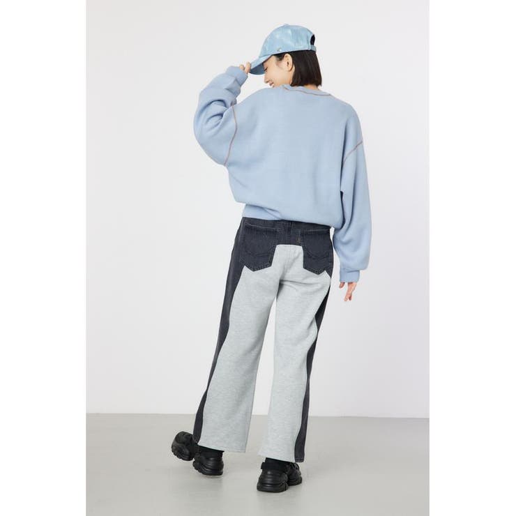 配色ステッチカレッジニットトップス | RODEO CROWNS WIDE BOWL | 詳細画像26 