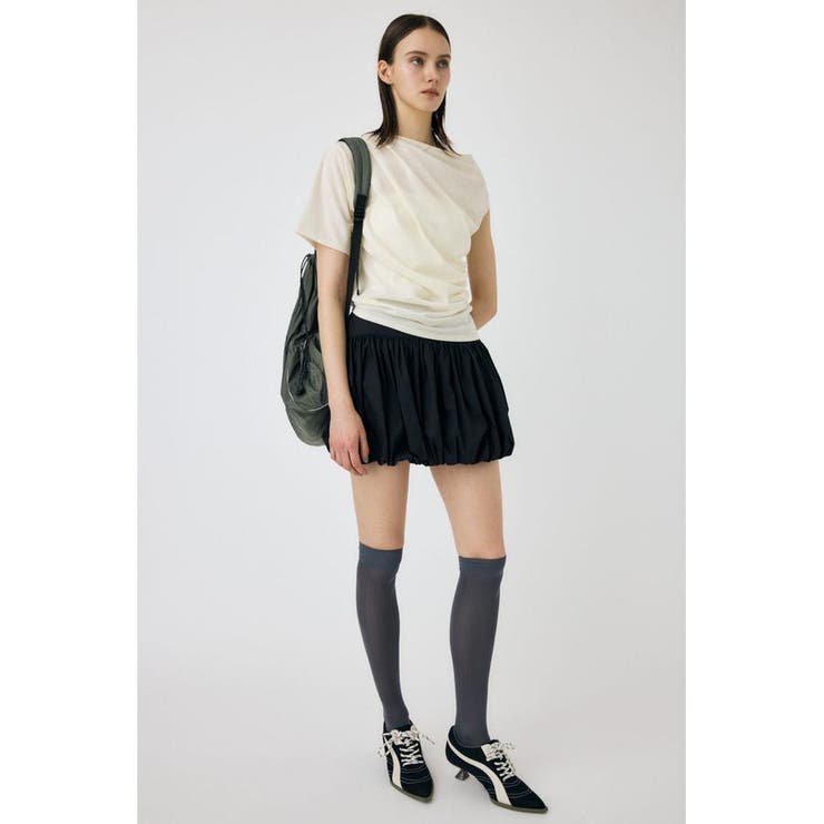 ONE SHOULDER シアー TEE | MOUSSY OUTLET | 詳細画像2 