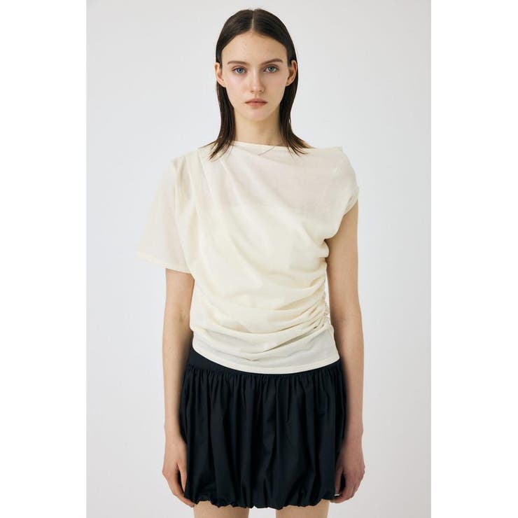 ONE SHOULDER シアー TEE | MOUSSY OUTLET | 詳細画像8 
