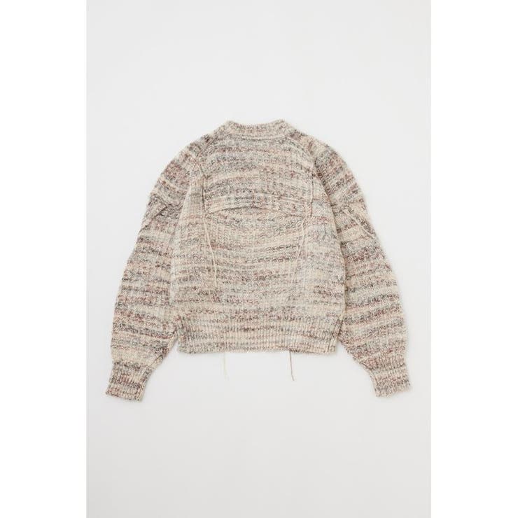 BACK OPEN ニットトップス | MOUSSY OUTLET | 詳細画像1 