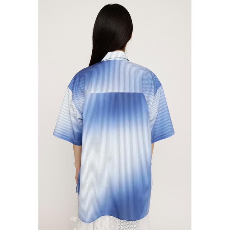 H／S GRADATION STRIPE シャツ | SLY OUTLET | 詳細画像7 