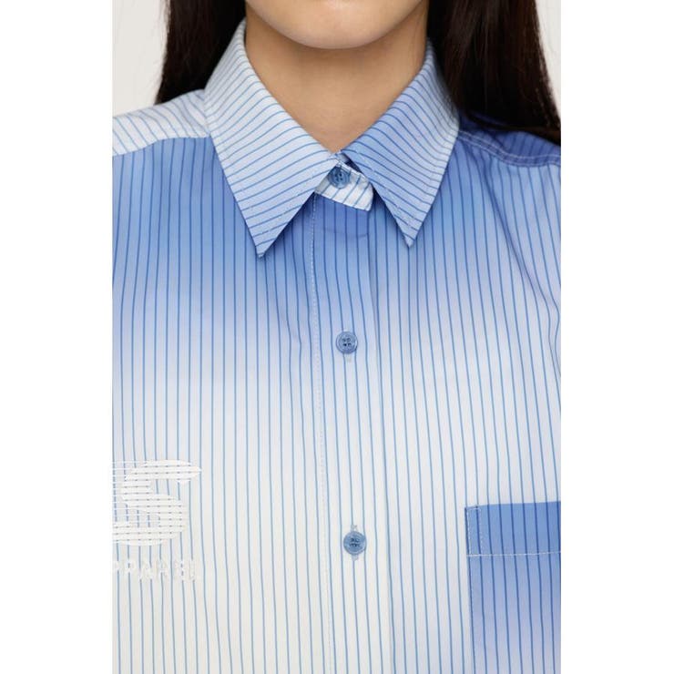 H／S GRADATION STRIPE シャツ | SLY OUTLET | 詳細画像8 
