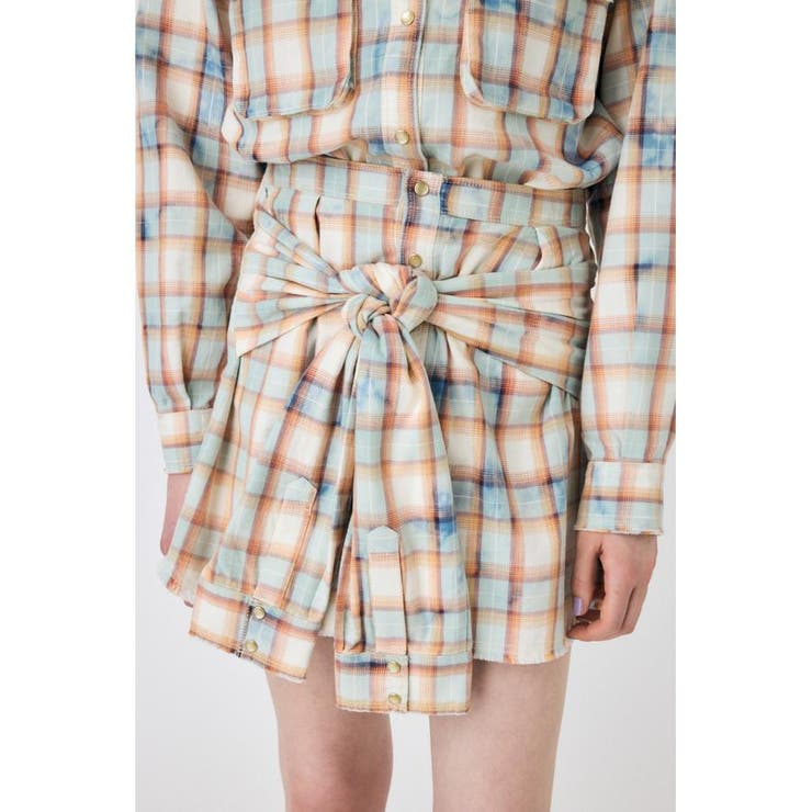 BLEACH CHECK スカート | MOUSSY OUTLET | 詳細画像14 