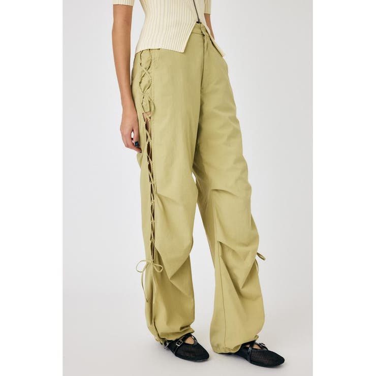 SIDE LACE UP PARACHUTE パンツ | MOUSSY OUTLET | 詳細画像12 
