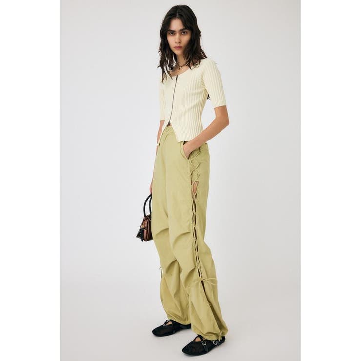 L/KHA1 | SIDE LACE UP PARACHUTE パンツ | MOUSSY OUTLET