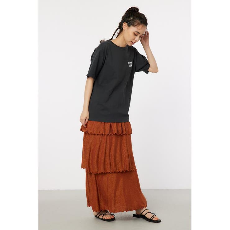 ラメカットティアードスカート | RODEO CROWNS WIDE BOWL | 詳細画像10 