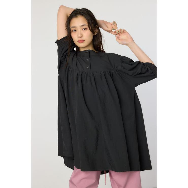 ギャザーチュニック2WAYブラウス | RODEO CROWNS WIDE BOWL | 詳細画像17 